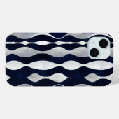 Coques Case-Mate iPhone Motif argenté Abstrait (Verso (horizontal))