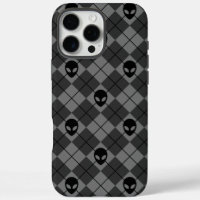 Motif Argyle Alien Noir et Gris