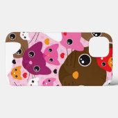 Coques Case-Mate iPhone motif arrière - plan chaton mignon (Verso (horizontal))