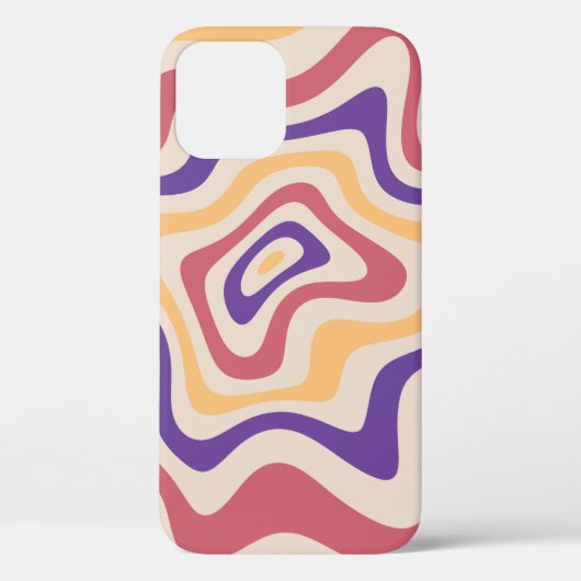Coques Case-Mate iPhone Motif arrière - plan de coup de soleil rétro starb (Verso)