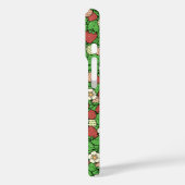 Coques Case-Mate iPhone Motif Arrière - plan fraise (Verso / Gauche)