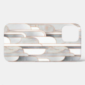 Coques Case-Mate iPhone Motif art déco abstrait sans couture et texture (Verso (horizontal))