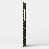 Coques Case-Mate iPhone Motif Art déco Feuille classique (Verso / Gauche)