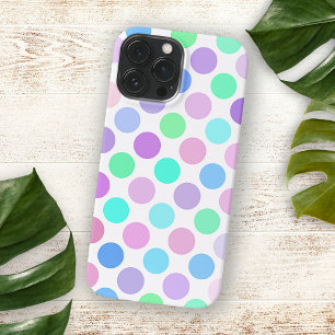 Coque iPhone 15 Pro Max Motif artistique à pois de lumière d'été coloré