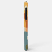 Coques Case-Mate iPhone Motif artistique de formes amorphes aux couleurs s (Dos/Gauche)