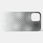 Coques Case-Mate iPhone Motif artistique Moiré noir et blanc (Verso (horizontal))