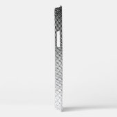 Coques Case-Mate iPhone Motif artistique Moiré noir et blanc (Verso / Droite)