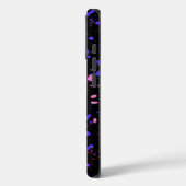 Coques Case-Mate iPhone Motif artistique sur noir (Verso / Gauche)