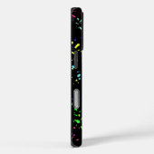 Coques Case-Mate iPhone Motif artistique sur noir (Verso / Droite)