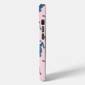 Coques Case-Mate iPhone Motif asiatique de tigre bleu (Verso / Gauche)