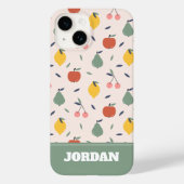 Coques Case-Mate iPhone Motif aux fruits mignons (Verso)