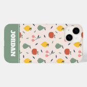 Coques Case-Mate iPhone Motif aux fruits mignons (Verso (horizontal))
