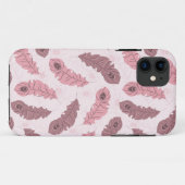 Coques Case-Mate iPhone motif aux plumes de paons (Dos (Horizontal))