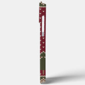 Coques Case-Mate iPhone Motif avec arbres de Noël (Verso / Gauche)