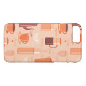 Coques Case-Mate iPhone Motif avec boissons et texte (Dos (Horizontal))