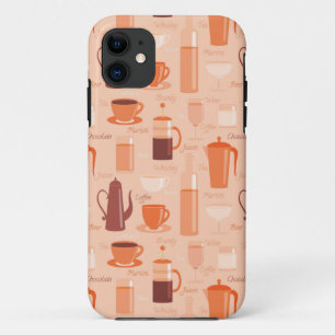 Coques Pour iPhone Motif avec boissons et texte