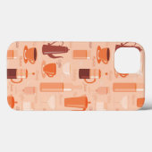 Coques Case-Mate iPhone Motif avec boissons et texte (Verso (horizontal))