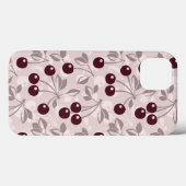 Coques Case-Mate iPhone Motif avec cerises 2 (Verso (horizontal))
