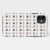 Coques Case-Mate iPhone Motif avec de mignonnes têtes de chat (Dos (Horizontal))