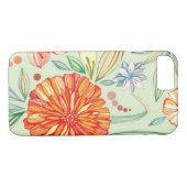 Coques Case-Mate iPhone Motif avec des asters (Dos (Horizontal))