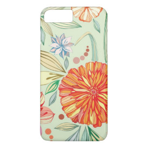 Coque iPhone 8 Plus/7 Plus Motif avec des asters