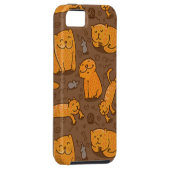 Coques Case-Mate iPhone Motif avec des chats (Dos/Droit)