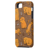 Coques Case-Mate iPhone Motif avec des chats (Dos gauche)