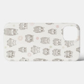 Coques Case-Mate iPhone Motif avec des hiboux (Verso (horizontal))