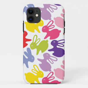 Coques Pour iPhone motif avec des lapins de Pâques