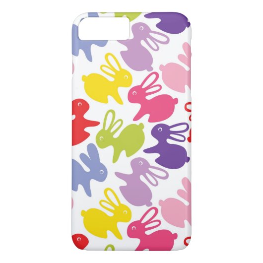 Coques Case-Mate iPhone motif avec des lapins de Pâques (Dos)