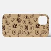 Coques Case-Mate iPhone Motif Avec Gâteaux, Desserts Et Boulangerie (Verso (horizontal))