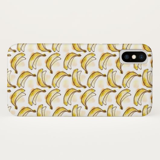 Coques Case-Mate iPhone Motif avec la banane (Dos (Horizontal))