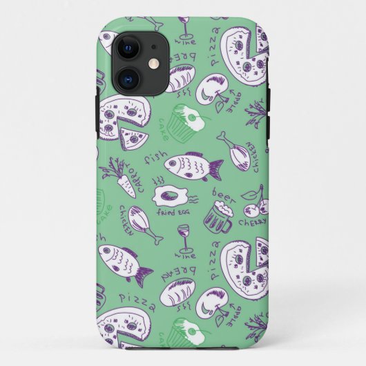 Coques Case-Mate iPhone Motif avec la nourriture (Dos)