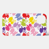 Coques Case-Mate iPhone motif avec lapins de Pâques (Verso (horizontal))