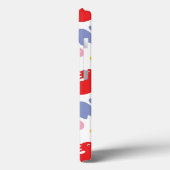 Coques Case-Mate iPhone motif avec lapins de Pâques (Verso / Gauche)