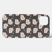 Coques Case-Mate iPhone motif avec le petit sommeil d'ours (Verso (horizontal))