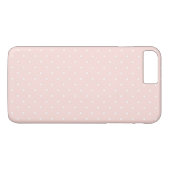 Coques Case-Mate iPhone Motif avec le pois blanc (Dos (Horizontal))