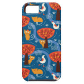 Coques Case-Mate iPhone motif avec les chats et les oiseaux mignons (Dos)
