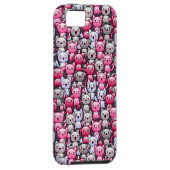 Coques Case-Mate iPhone motif avec les chats mignons 2 de griffonnage de (Dos/Droit)