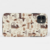 Coques Case-Mate iPhone motif avec les chiens mignons (Dos (Horizontal))