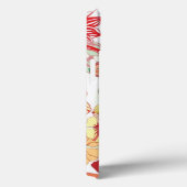 Coques Case-Mate iPhone Motif avec les fleurs rouges (Verso / Droite)