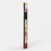 Coques Case-Mate iPhone Motif avec les fleurs rouges (Dos/Droite)