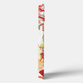 Coques Case-Mate iPhone Motif avec les fleurs rouges (Verso / Droite)