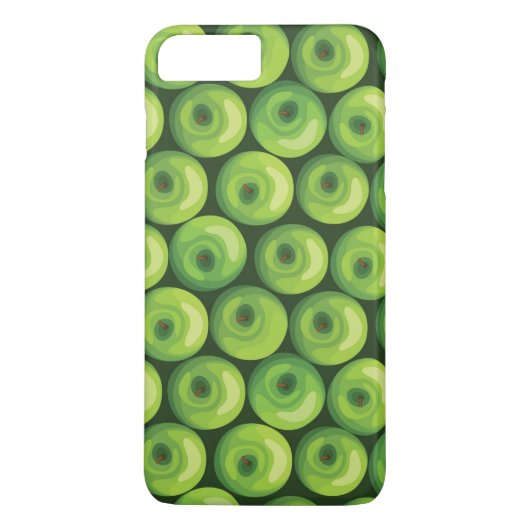 Coques Case-Mate iPhone Motif avec les pommes vertes (Dos)
