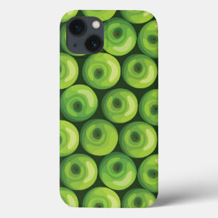 iPhone 13 Case Motif avec les pommes vertes