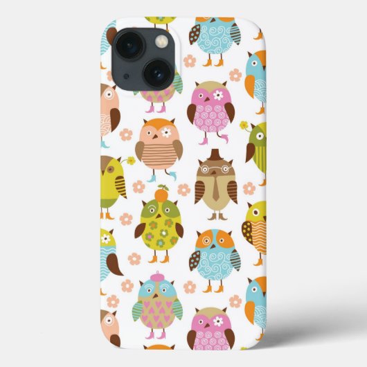 Coques Case-Mate iPhone motif avec oiseaux (Verso)