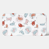 Coques Case-Mate iPhone motif avec oiseaux de caricature (Verso (horizontal))