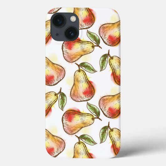 Coques Case-Mate iPhone Motif avec poire (Verso)