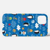 Coques Case-Mate iPhone motif avec thème mer (Verso (horizontal))