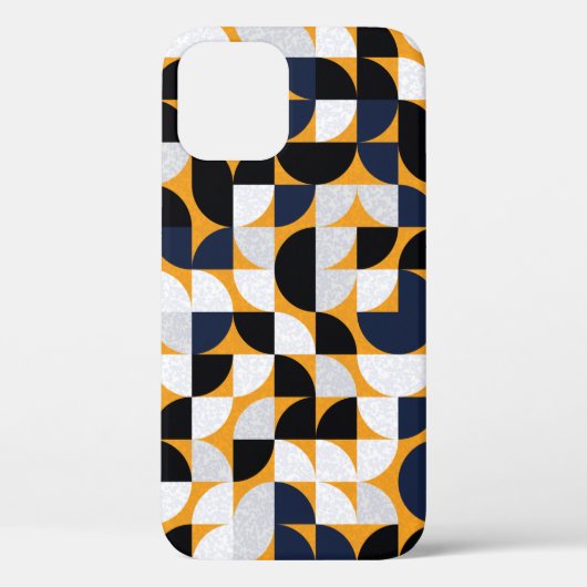Coques Case-Mate iPhone Motif avec triangles de couleur aléatoire Générati (Verso)